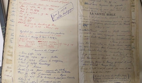 bijbel met notities